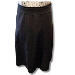 REITMANS Vintage black a-line midi skirt ~ 1990s 2000s Y2K goth LARGE XL 1X